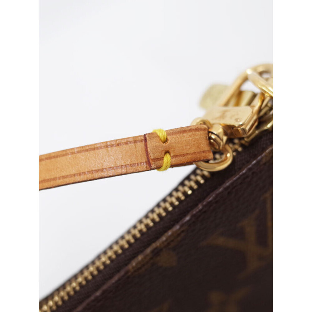 Louis Vuitton Monogram Leather Brown Pochette Accessoires Accessory Pouch - Picture 9 of 9